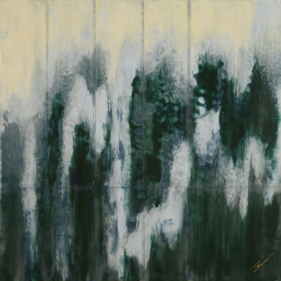 Sheets of Rain by Shima Shanti, Encaustic Artist